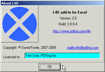 L4X license form